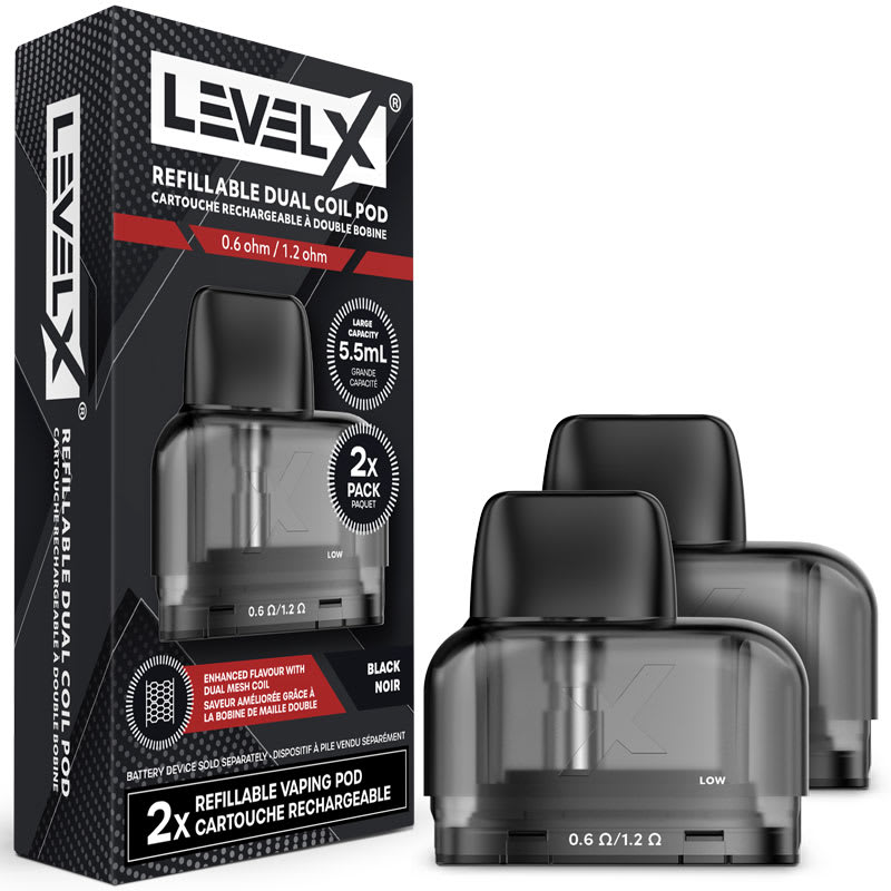 Level X Refilable Dual Coil Pod